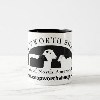 Coopworth Schaf-Gesellschaft von Nordamerika-Tasse Zweifarbige Tasse
