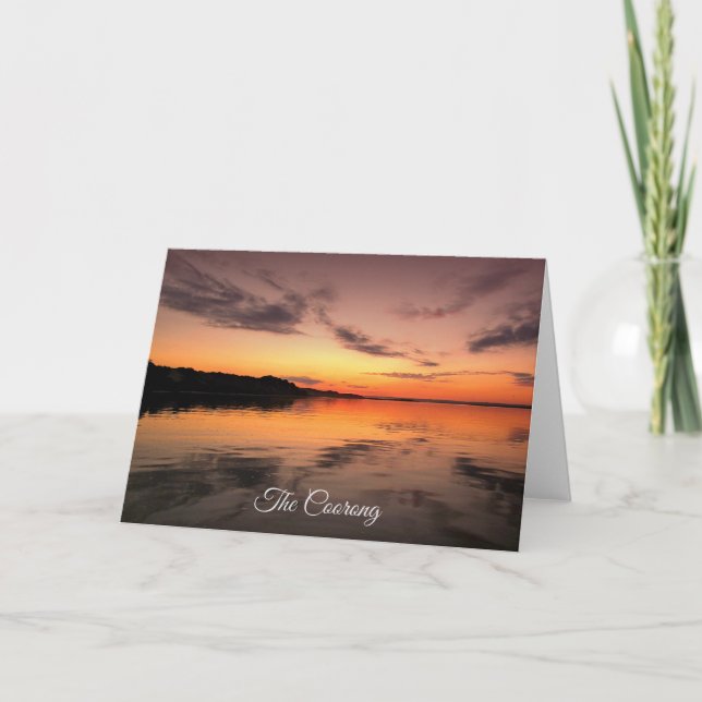 Coorong on Dusk Karte (Vorderseite)