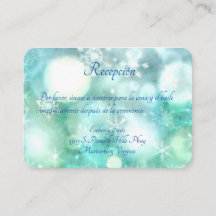 Copa de Nieve Tarjeta de Recepción