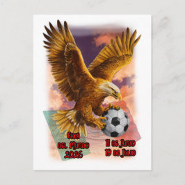 Copa del Mundo 2026 auf einem Feiertagspostkarte