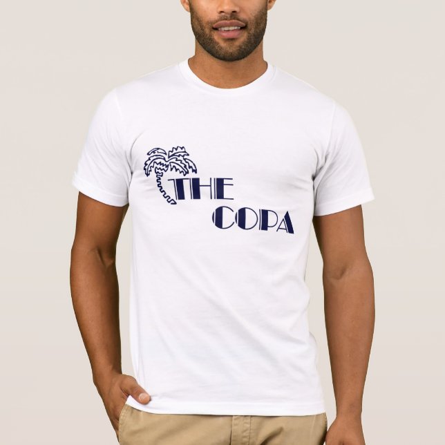 Copa Marine auf Weiß T-Shirt (Vorderseite)