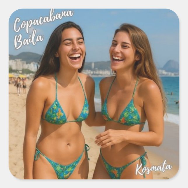 Copacabana Baila - Aufkleber (Vorderseite)