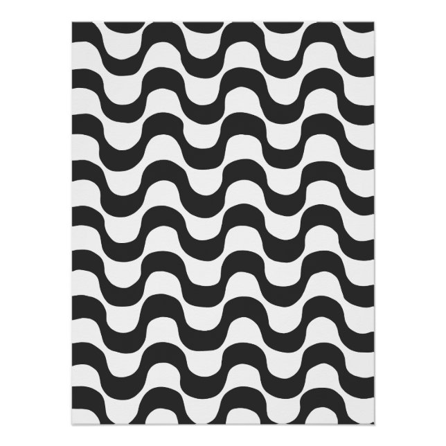 Copacabana Black and white Poster (Vorderseite)