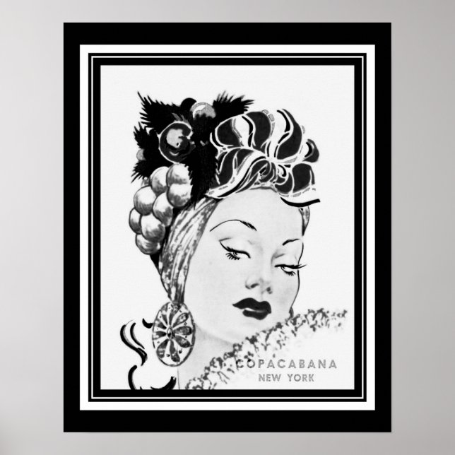 Copacabana New York 1940er Poster (Vorne)