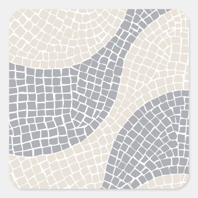 Copacabana Quadratischer Aufkleber (Vorderseite)