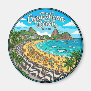 Copacabana-Strand Brasilien Magnet