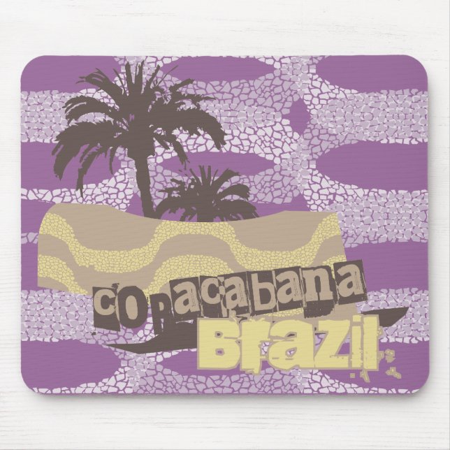 Copacabana T-Shirts und Geschenke Mousepad (Vorne)