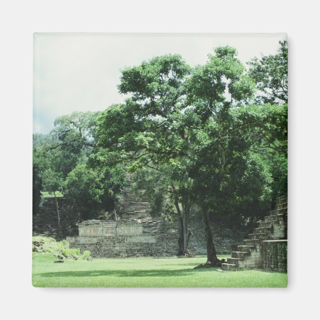Copan Honduras Mayan Ruins Foto entworfen Magnet (Vorne)