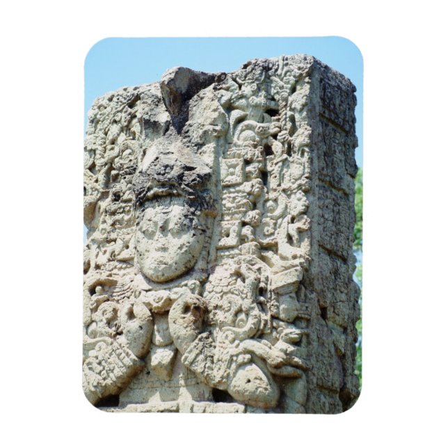 Copan Mayan Ruins Honduras Kühlschrank Foto Magnet (Vertikal)