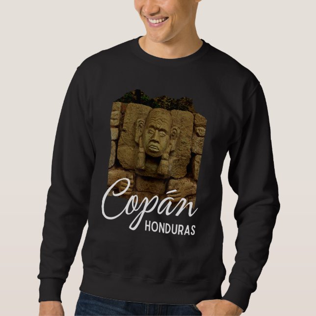 Copan Ruins Mayan Ruins Roatan Honduras Souvenir Sweatshirt (Vorderseite)