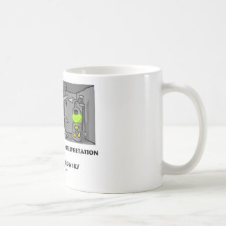 Copanhagen Interpretation von Quantums-Mechanikern Tasse