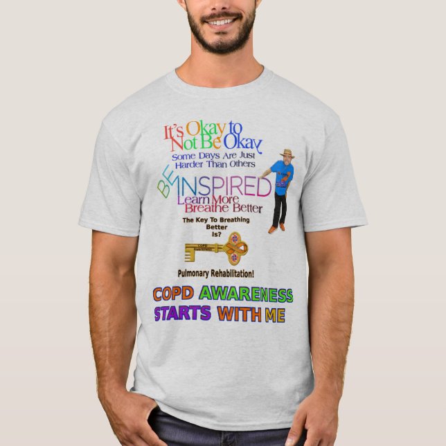 COPD AWARENESS 2024 T-Shirt (Vorderseite)