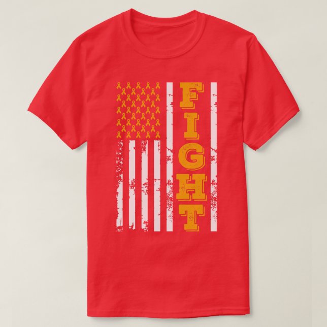 COPD Awareness Fight American Flag 4. Juli Hap T-Shirt (Design vorne)