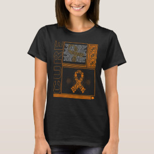 COPD-Bewusstsein Heilen Sie COPD Oranges Band Schm T-Shirt