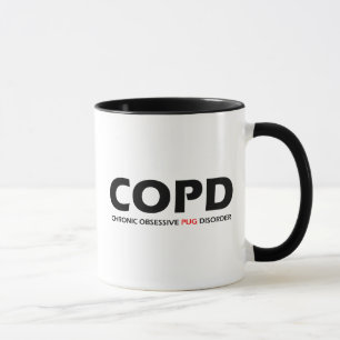 COPD - Chronische besessene Mops-Störung Tasse