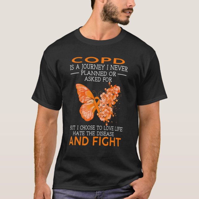 Copd ist eine Reise, die ich nie geplant habe Schm T-Shirt (Vorderseite)