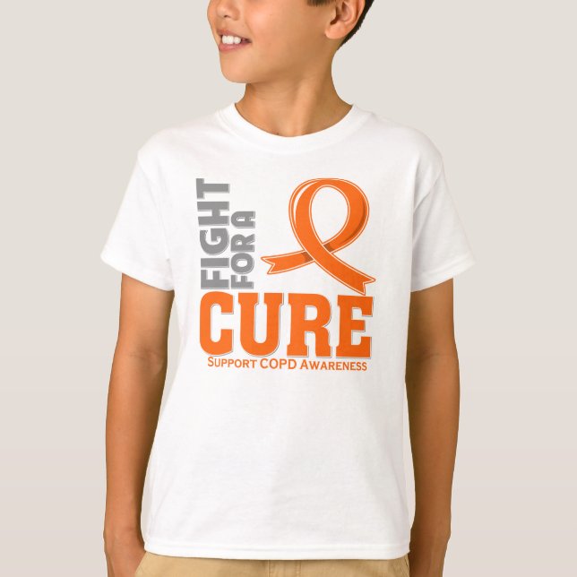 COPD Kampf für eine Heilung T-Shirt (Vorderseite)