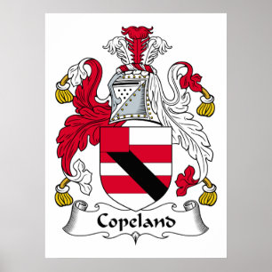 Copeland Familienwappen Poster