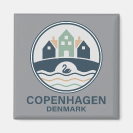 Copenhagen Denmark Europe Magnet