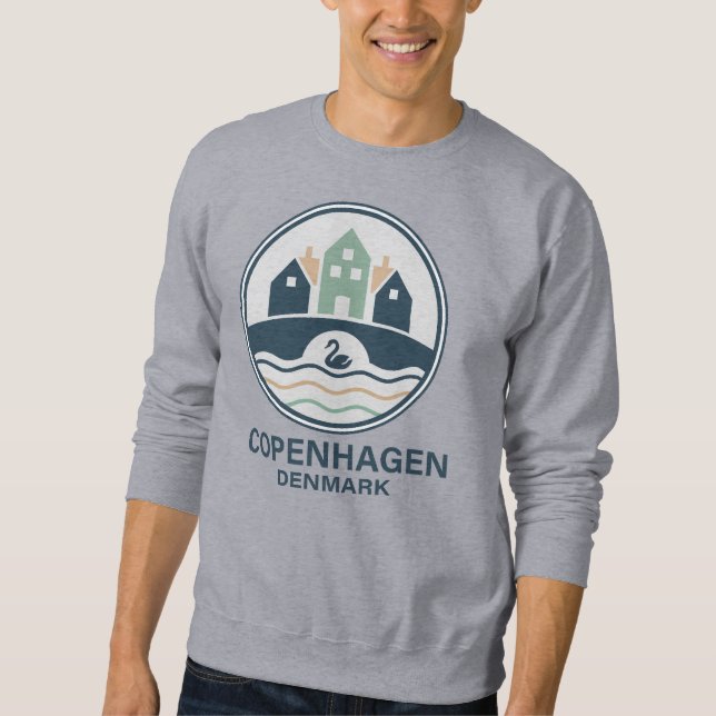 Copenhagen Denmark Europe Sweatshirt (Vorderseite)