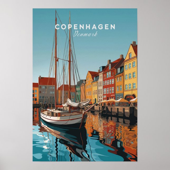 Copenhagen, Denmark Poster (Vorne)