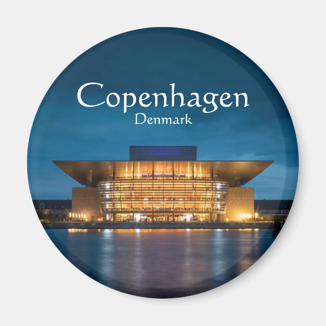 Copenhagen Denmark Souvenir Magnet (Vorne)