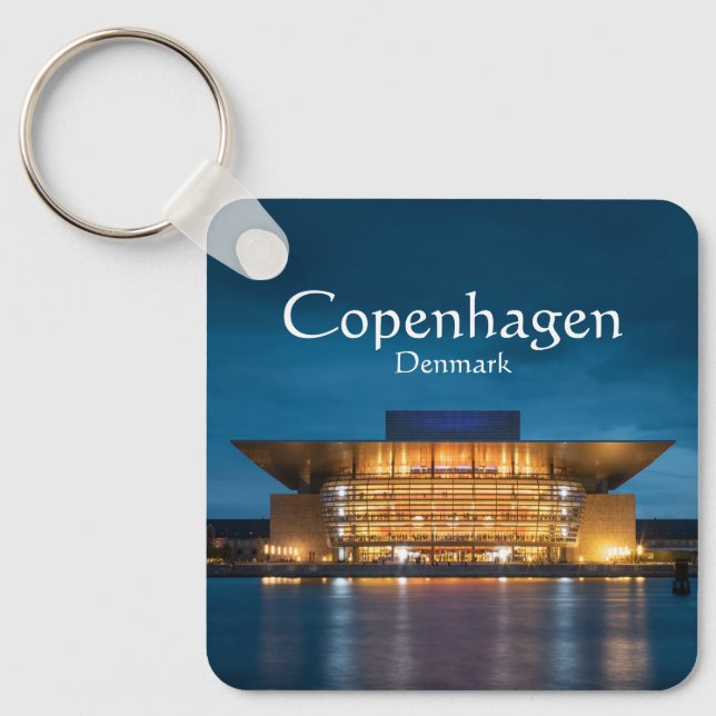 Copenhagen Souvenir Schlüsselanhänger (Vorderseite)