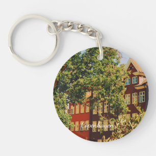 Copenhagen Stadtbild - Dänemark Schlüsselanhänger