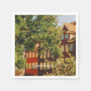 Copenhagen Stadtbild - Dänemark Serviette