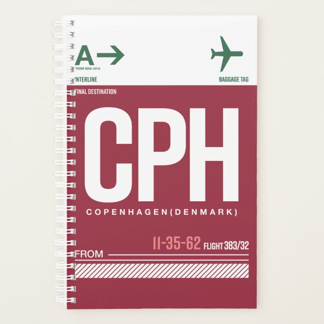Copenhagen - Travel Planner 2026 Planer (Vorderseite)