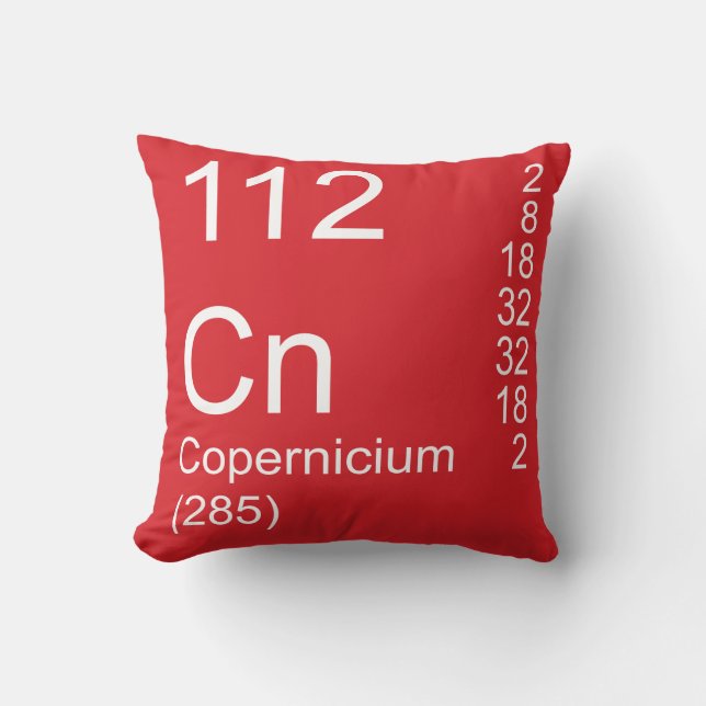 Copernicium Kissen (Vorderseite)