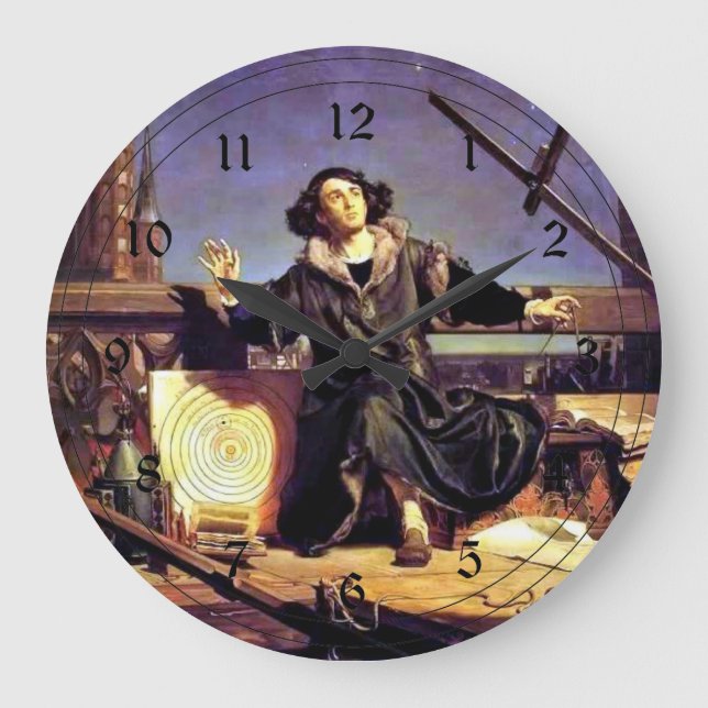Copernicus im Turm von Frombork Große Wanduhr (Vorderseite)
