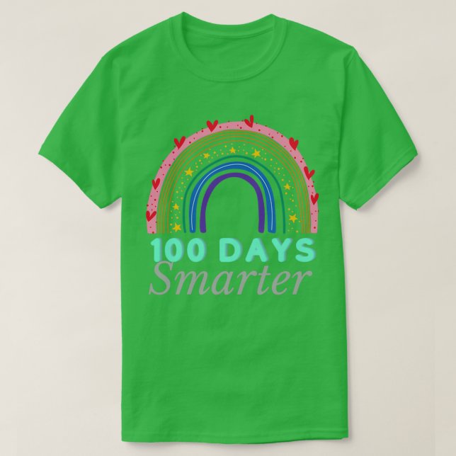 Copie de Copie de 100 Days Smarter T-Shirt (Design vorne)