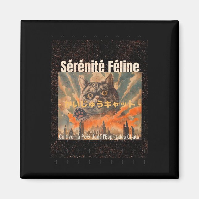 Copie De Copie De Meow Wellness S Sticker Magnet (Vorne)