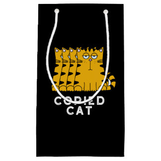 Copied Cat Funny Animal Pub Dark BG Kleine Geschenktüte