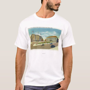 Copley Piazza-und Quadrat-Ansicht der T-Shirt