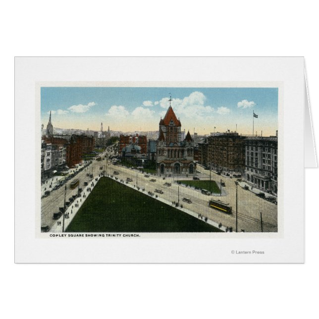 Copley Square Aussicht auf die Dreifaltigkeitskirc (Vorderseite (Horizontal))