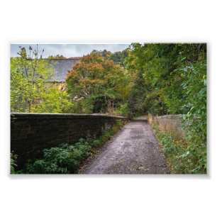 Copley Toll Bridge bis zur St. Stephen's Church Fotodruck