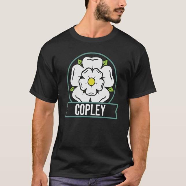 Copley  Yorkshire  White Rose of Yorkshire Emblem T-Shirt (Vorderseite)