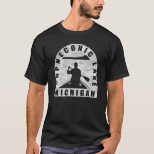 Copneconic Lake Canoeing Michigan T-Shirt