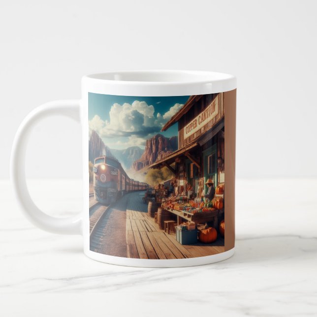 Copper Canyon Express Jumbo-Tasse (Links)