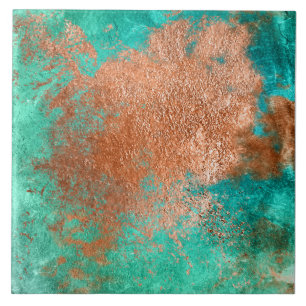 Copper Distressed Patina Fliese
