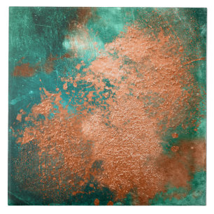 Copper Distressed Patina Fliese