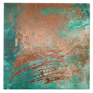 Copper Distressed Patina Fliese