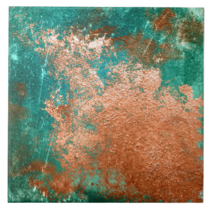 Copper Distressed Patina Fliese
