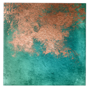 Copper Distressed Patina Fliese