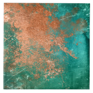 Copper Distressed Patina Fliese
