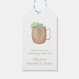 Copper Green Moscow Mule Kit Vielen Dank für Ihre  Geschenkanhänger