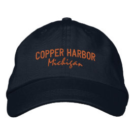 Copper Harbor Embroidered Hat Bestickte Baseballkappe