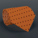 Copper Marron Polka Dots Tie Krawatte<br><div class="desc">Copper Marron Polka Dots Tie</div>